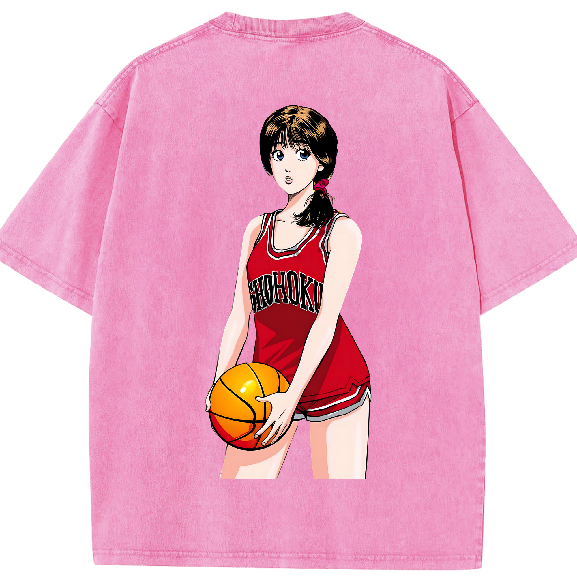 （画像用） SLAM DUNK／スラムダンク 綿100% ヴィンテージ風 半袖Tシャツ（背面プリント）